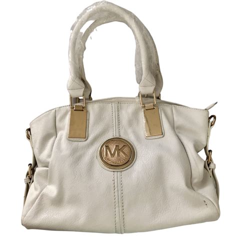 michael kors white purse with flowers|michael kors white purse crossbody.